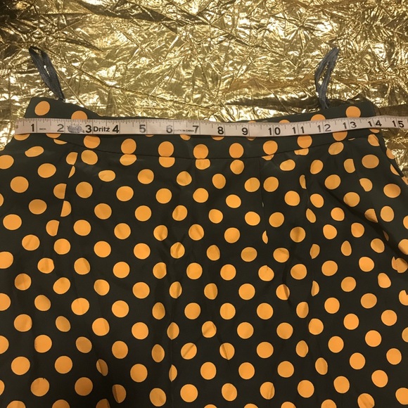 DAVID HAYES 100% Silk 2-piece Polka Dot Skirt Suit - Picture 8 of 8